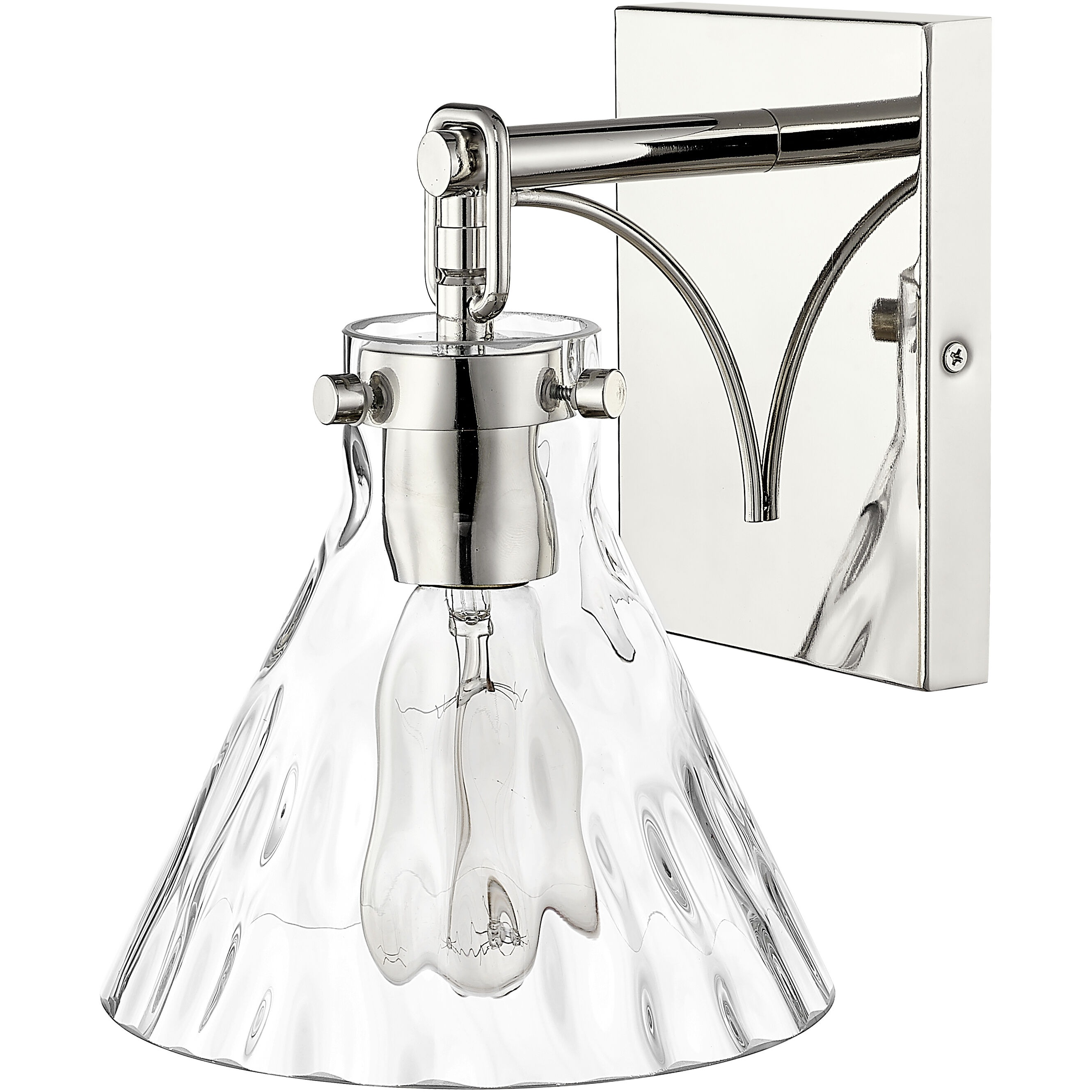 Barlon Wall Sconce Wall Light in Polished Nickel